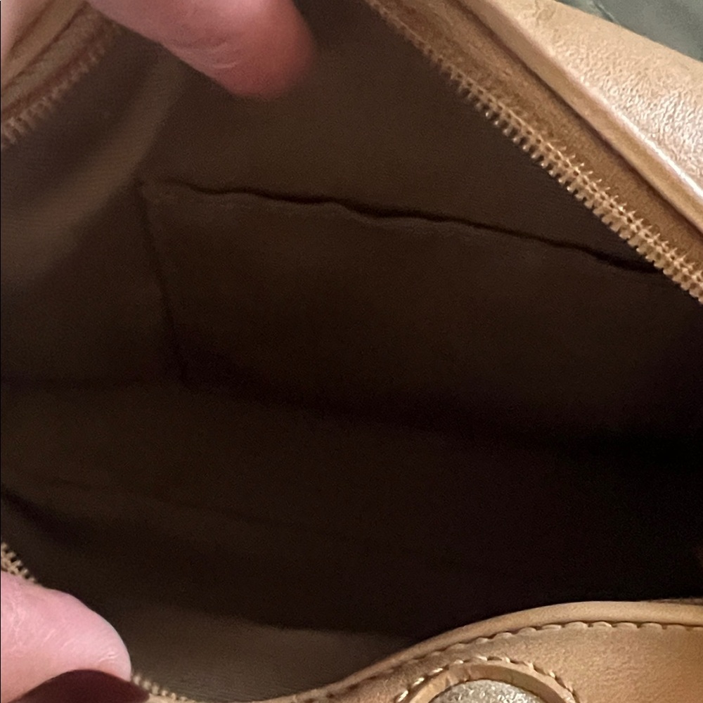 Vintage Coach Polka Dot Tan and Brown Demi mini Bag - Picture 5 of 9